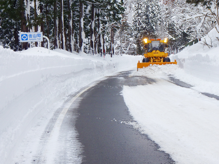 金山町・昭和町道路除雪業務01